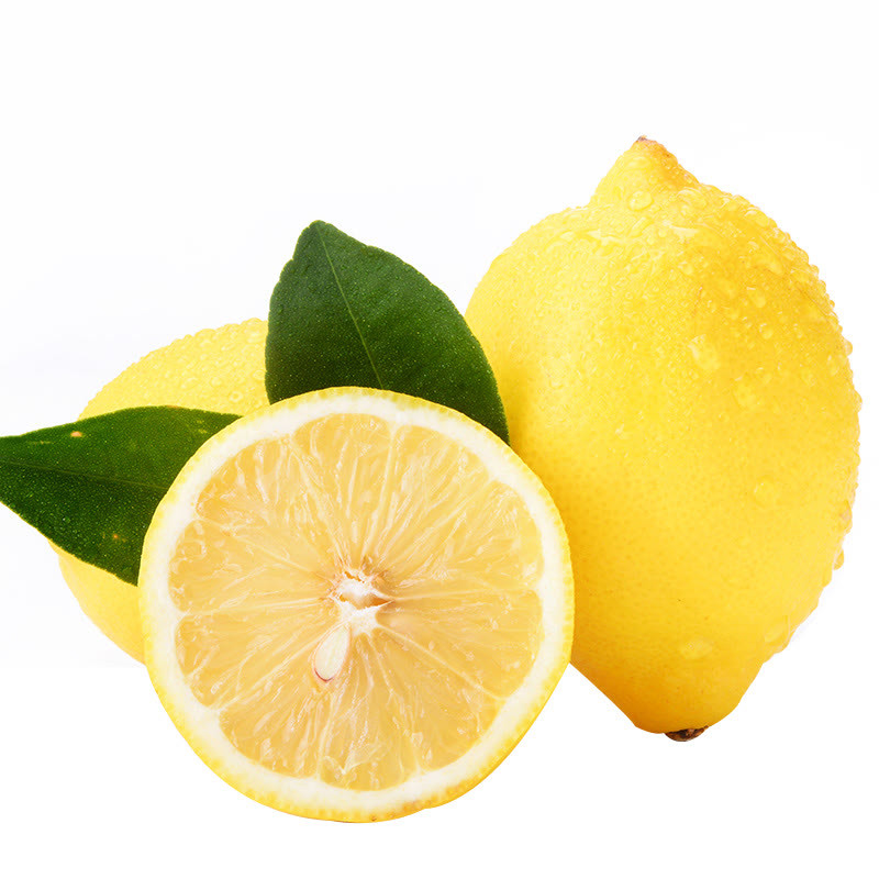 四川安岳黄柠檬2斤装（单果90-150克) 新鲜水果黄柠檬皮薄多汁酸