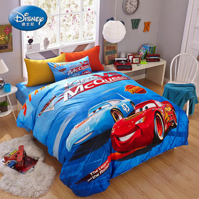 Disney迪士尼 汽车总动员纯棉儿童床上用品套装