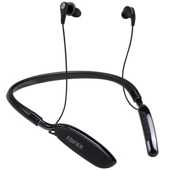 漫步者（EDIFIER）W360NB 蓝牙耳机 主动降噪  无线通话 入耳式耳机 黑色
