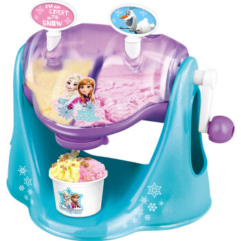 迪士尼Disney 双色雪糕机 儿童冰淇淋机DIY 冰雪奇缘（公主女孩过家家玩具）DS-2165