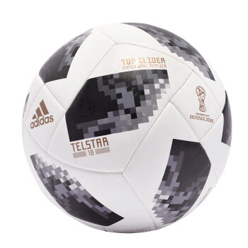 阿迪达斯adidas 足球 WORLD CUP TGLID 世界杯耐磨比赛运动训练足球  5号球 白色