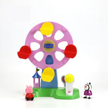 小猪佩奇 Peppa Pig 儿童玩具粉红猪小妹儿童生日礼盒过家家玩具 电动摩天轮