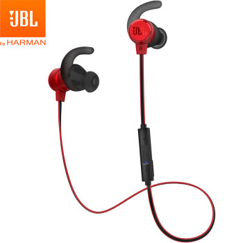 JBL T280BT 入耳式蓝牙无线耳机 运动耳机 手机游戏耳机 苹果安卓通用 金属钛振膜 跑步磁吸式带麦 红色