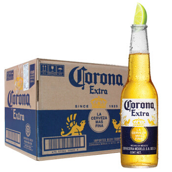 墨西哥进口 科罗娜（Corona）啤酒 330ml*24瓶 整箱
