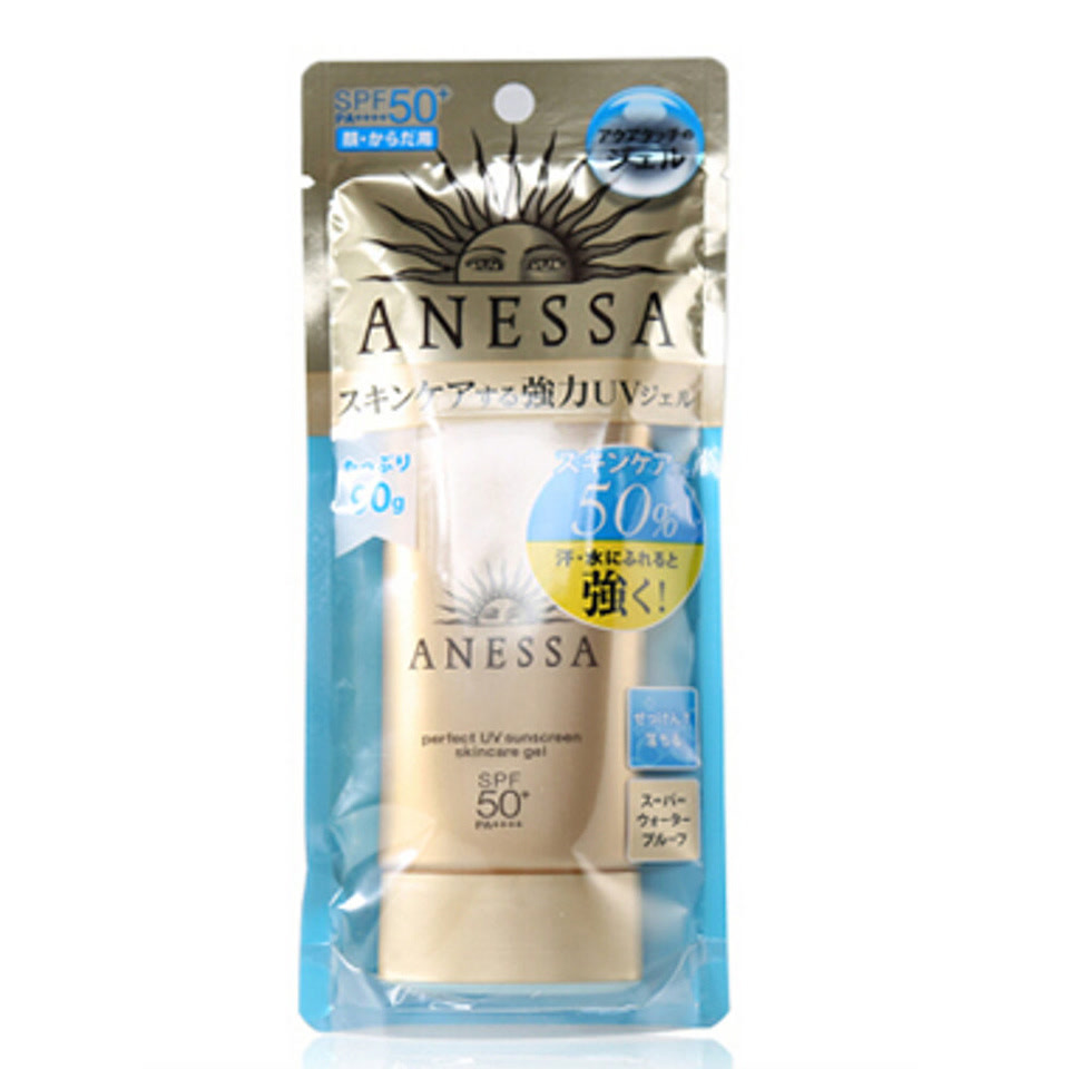 日本正品 ANESSA安热沙粉金瓶儿童敏感肌用防晒乳霜SPF50+ 2018版