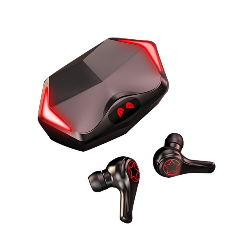 新款S500游戏无线蓝牙耳机入耳吃鸡电竞低延迟炫彩灯